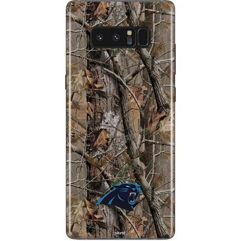 NFL Carolina Panthers Realtree AP Camo Galaxy Note 8 Skin