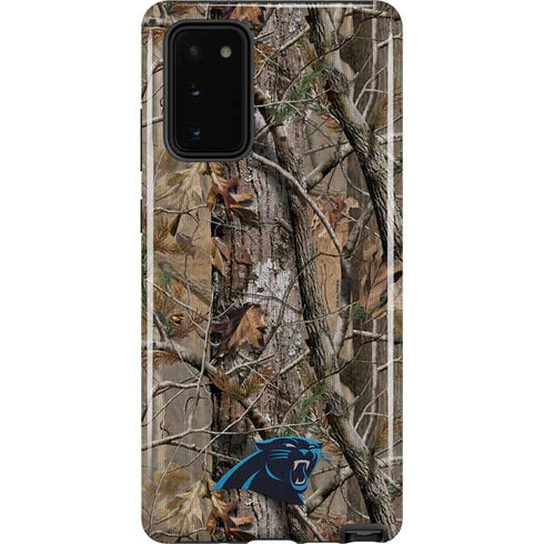 NFL Carolina Panthers Realtree AP Camo Galaxy Note20 5G Pro Case