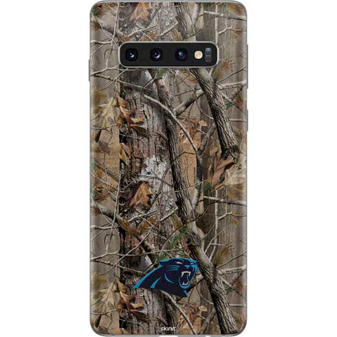 NFL Carolina Panthers Realtree AP Camo Galaxy S10 Skin