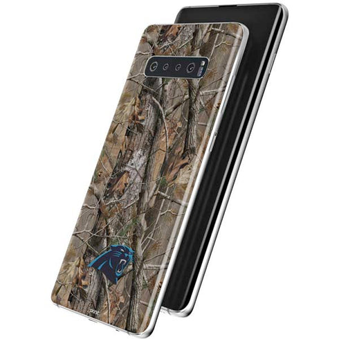 NFL Carolina Panthers Realtree AP Camo Galaxy S10 Skin