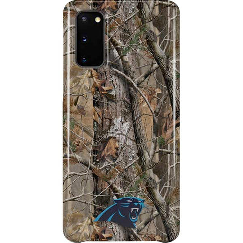 NFL Carolina Panthers Realtree AP Camo Galaxy S20 Lite Case