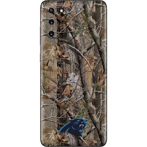 NFL Carolina Panthers Realtree AP Camo Galaxy S20 Plus Skin