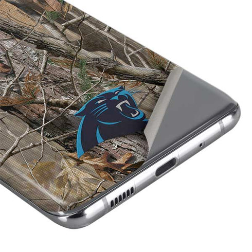NFL Carolina Panthers Realtree AP Camo Galaxy S20 Skin