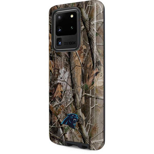 NFL Carolina Panthers Realtree AP Camo Galaxy S20 Ultra 5G Pro Case