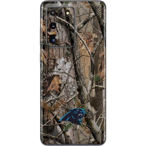 NFL Carolina Panthers Realtree AP Camo Galaxy S20 Ultra 5G Skin