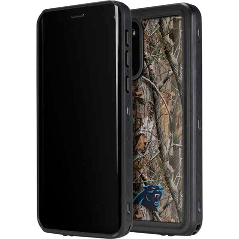 NFL Carolina Panthers Realtree AP Camo Galaxy S20 Waterproof Case