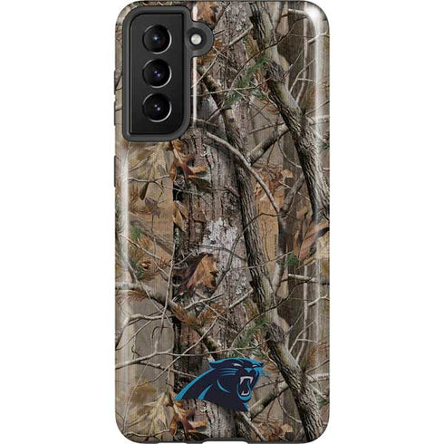 NFL Carolina Panthers Realtree AP Camo Galaxy S21 Plus 5G Pro Case