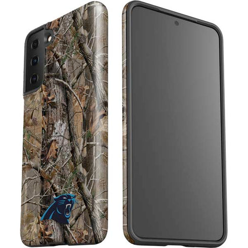NFL Carolina Panthers Realtree AP Camo Galaxy S21 Plus 5G Pro Case