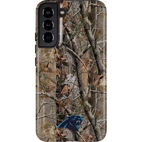 NFL Carolina Panthers Realtree AP Camo Galaxy S22 Plus Pro Case