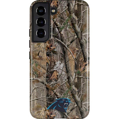 NFL Carolina Panthers Realtree AP Camo Galaxy S22 Pro Case