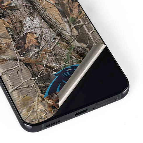 NFL Carolina Panthers Realtree AP Camo Galaxy S22 Skin