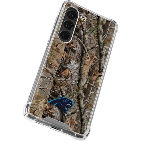 NFL Carolina Panthers Realtree AP Camo Galaxy S23 Clear Case