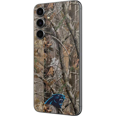 NFL Carolina Panthers Realtree AP Camo Galaxy S23 FE Skin