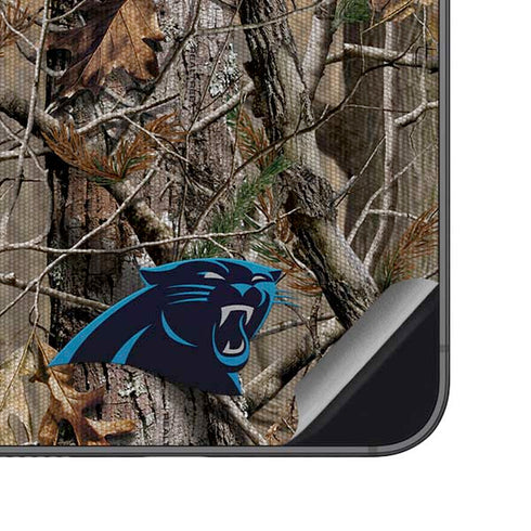 NFL Carolina Panthers Realtree AP Camo Galaxy S23 FE Skin