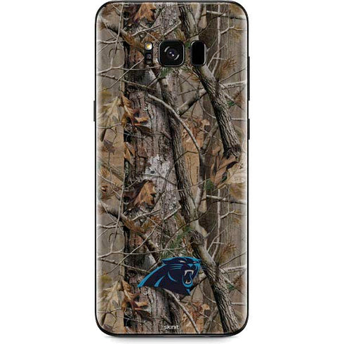 NFL Carolina Panthers Realtree AP Camo Galaxy S8 Plus Skin