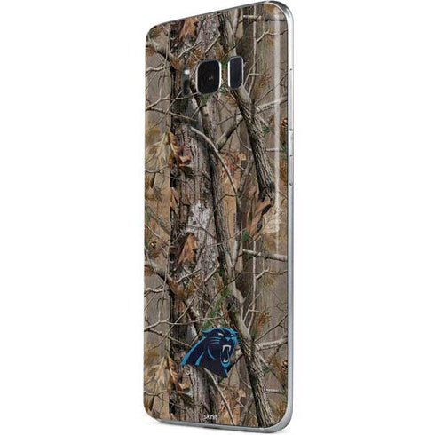 NFL Carolina Panthers Realtree AP Camo Galaxy S8 Skin