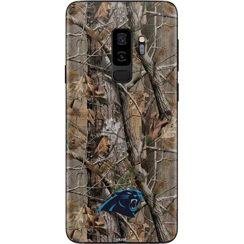 NFL Carolina Panthers Realtree AP Camo Galaxy S9 Plus Skin
