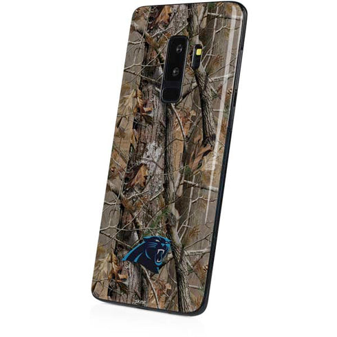 NFL Carolina Panthers Realtree AP Camo Galaxy S9 Plus Skin