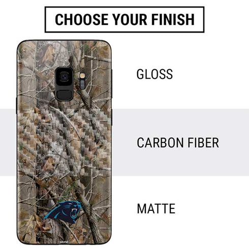 NFL Carolina Panthers Realtree AP Camo Galaxy S9 Skin