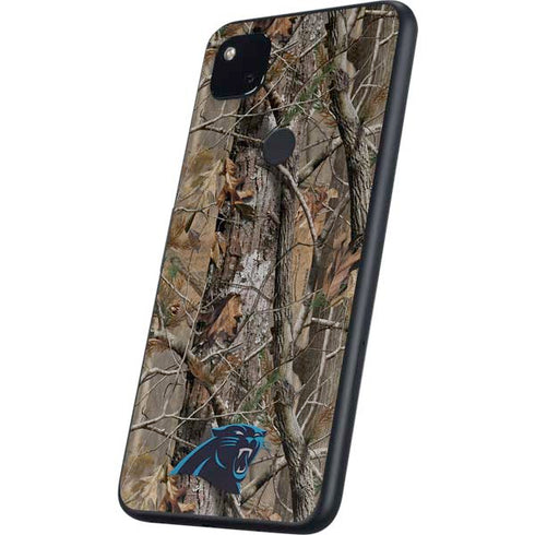 NFL Carolina Panthers Realtree AP Camo Google Pixel 4a Skin