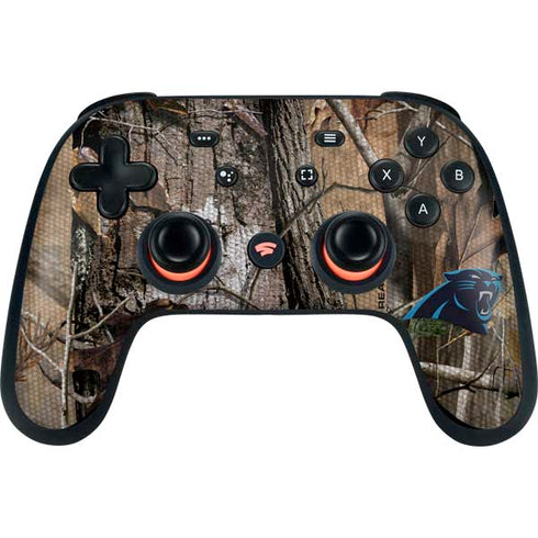 NFL Carolina Panthers Realtree AP Camo Google Stadia Controller Skin
