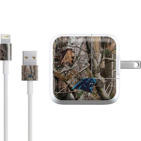 NFL Carolina Panthers Realtree AP Camo iPad Charger (10W USB) Skin