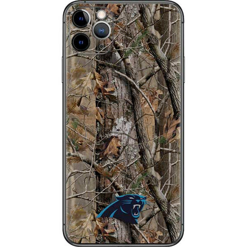 NFL Carolina Panthers Realtree AP Camo iPhone 11 Pro Max Skin