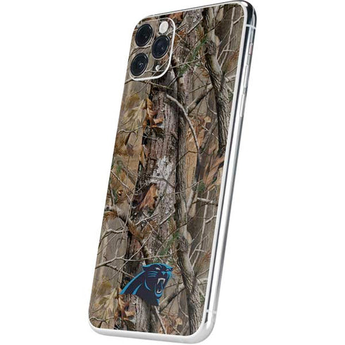 NFL Carolina Panthers Realtree AP Camo iPhone 11 Pro Max Skin