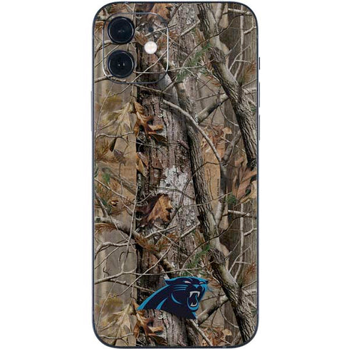 NFL Carolina Panthers Realtree AP Camo iPhone 12 Mini Skin