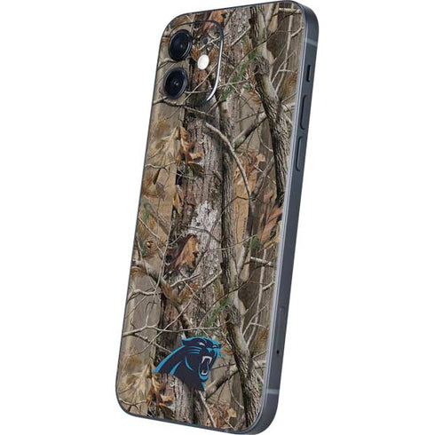 NFL Carolina Panthers Realtree AP Camo iPhone 12 Mini Skin