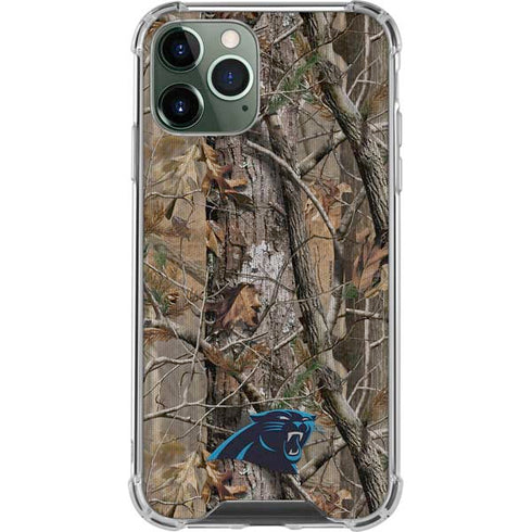 NFL Carolina Panthers Realtree AP Camo iPhone 12 Pro Max Clear Case