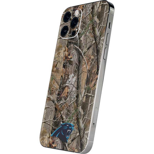 NFL Carolina Panthers Realtree AP Camo iPhone 12 Pro Max Skin