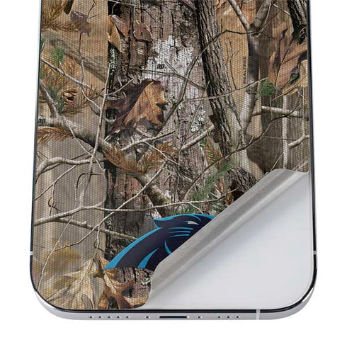 NFL Carolina Panthers Realtree AP Camo iPhone 12 Pro Max Skin