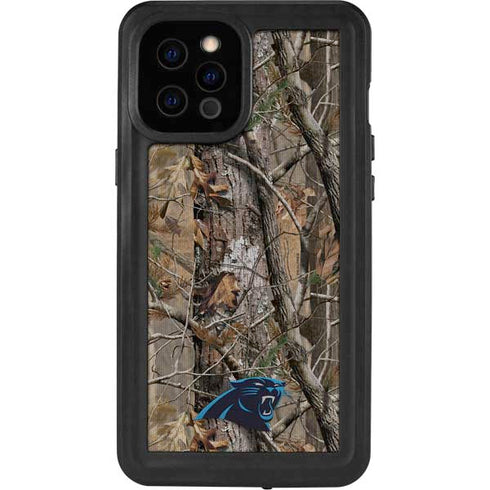 NFL Carolina Panthers Realtree AP Camo iPhone 12 Pro Max Waterproof Case