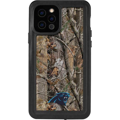 NFL Carolina Panthers Realtree AP Camo iPhone 12 Pro Waterproof Case
