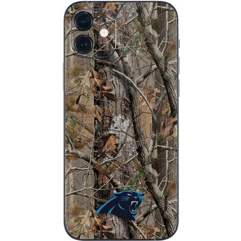 NFL Carolina Panthers Realtree AP Camo iPhone 12 Skin