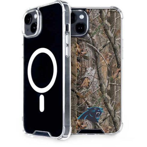 NFL Carolina Panthers Realtree AP Camo iPhone 15 Plus MagSafe Case