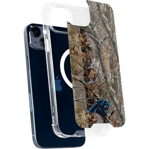 NFL Carolina Panthers Realtree AP Camo iPhone 15 Plus MagSafe Case