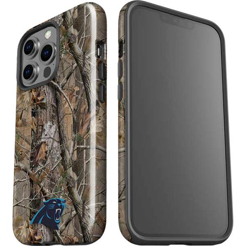 NFL Carolina Panthers Realtree AP Camo iPhone 15 Pro Impact Case
