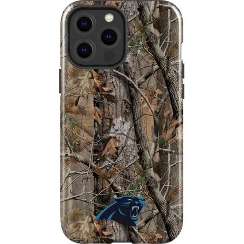 NFL Carolina Panthers Realtree AP Camo iPhone 15 Pro Max Impact Case