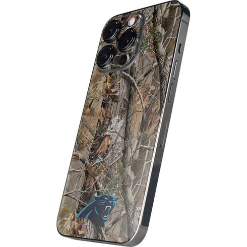 NFL Carolina Panthers Realtree AP Camo iPhone 14 Pro Max Skin