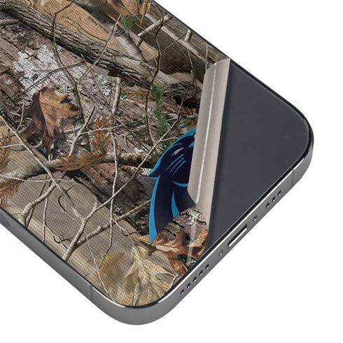 NFL Carolina Panthers Realtree AP Camo iPhone 14 Pro Max Skin