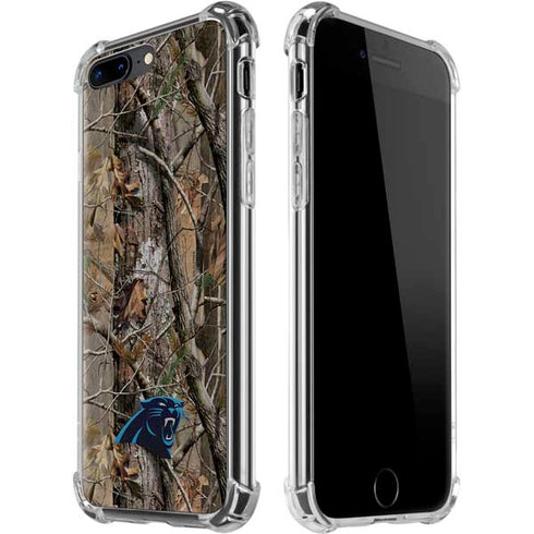 NFL Carolina Panthers Realtree AP Camo iPhone 7/8 Plus Clear Case