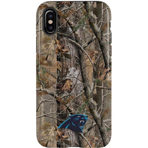 NFL Carolina Panthers Realtree AP Camo iPhone X Pro Case
