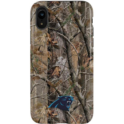 NFL Carolina Panthers Realtree AP Camo iPhone XR Pro Case