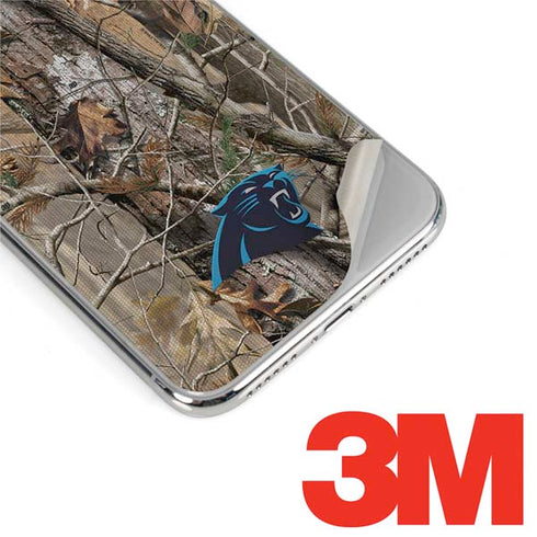 NFL Carolina Panthers Realtree AP Camo iPhone XS Skin