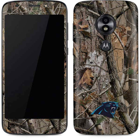 NFL Carolina Panthers Realtree AP Camo Moto E5 Play Skin