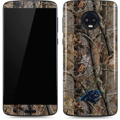 NFL Carolina Panthers Realtree AP Camo Moto G6 Skin