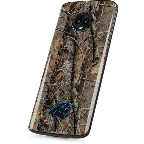 NFL Carolina Panthers Realtree AP Camo Moto G6 Skin