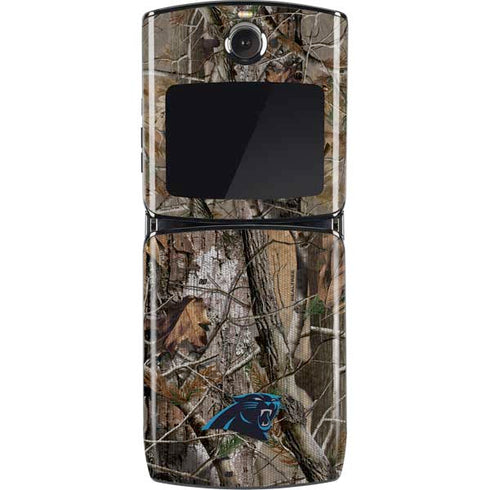 NFL Carolina Panthers Realtree AP Camo Motorola RAZR Skin